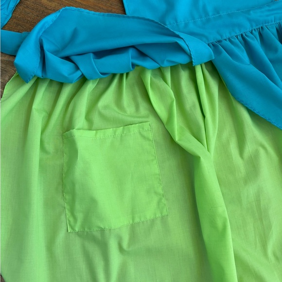 Cinderella’s Stepsister Blue and Green Apron - Picture 3 of 4